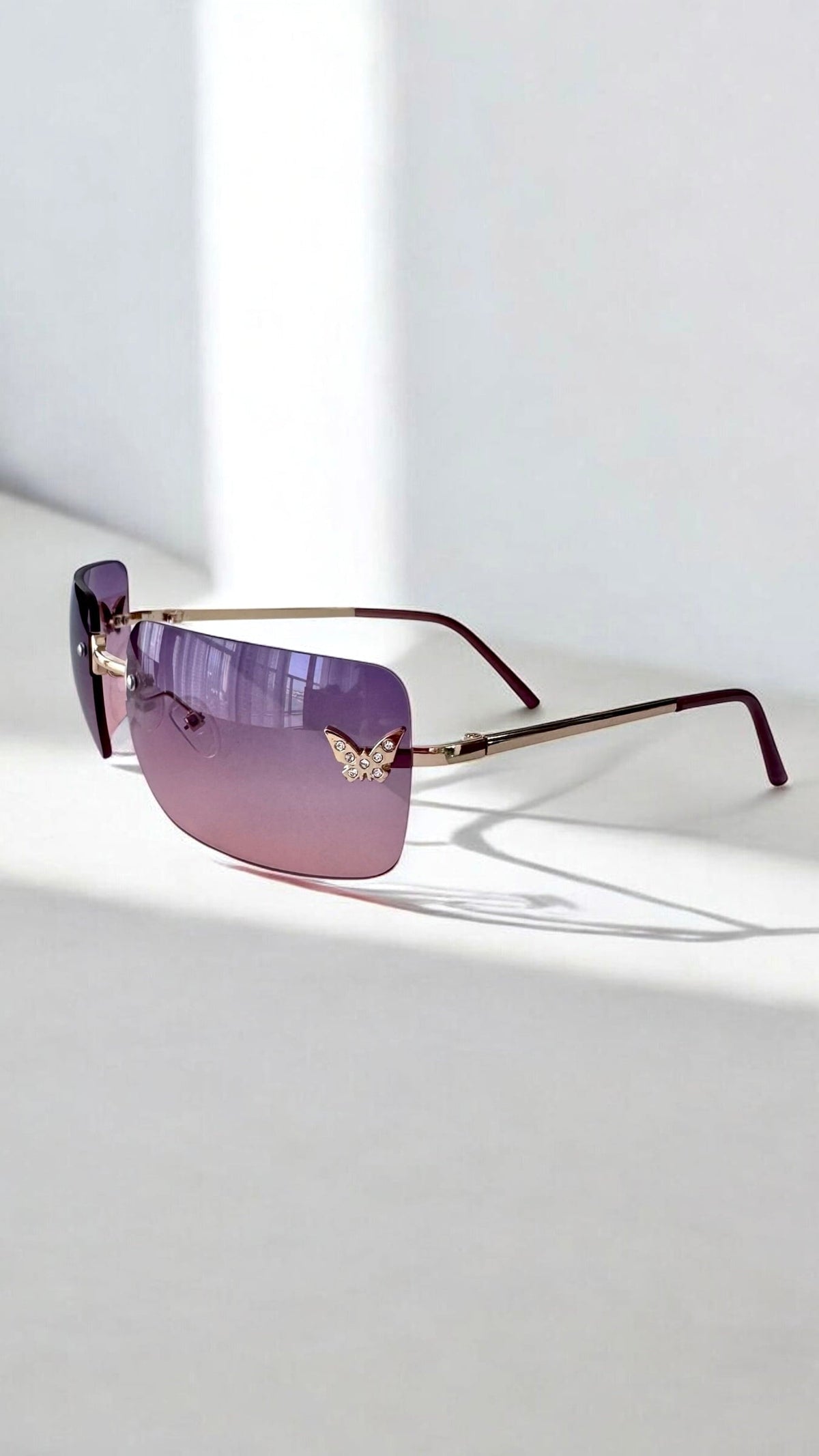 Papillon Blue Sunglasses